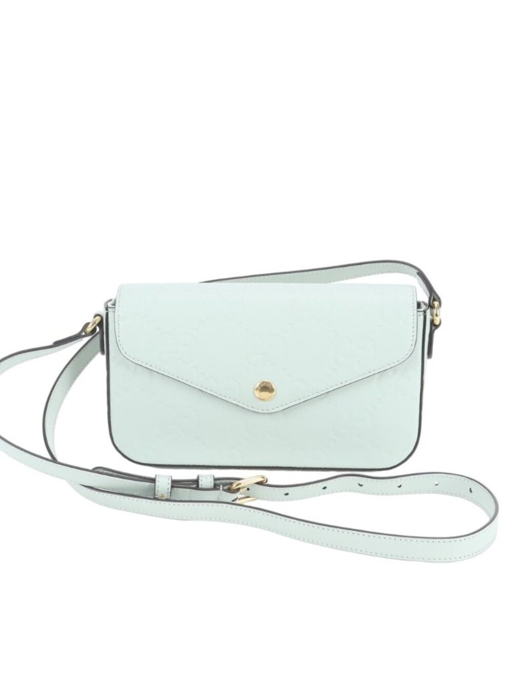 Gucci GG Super Mini Leather Shoulder Bag Crossbody Hand Tote